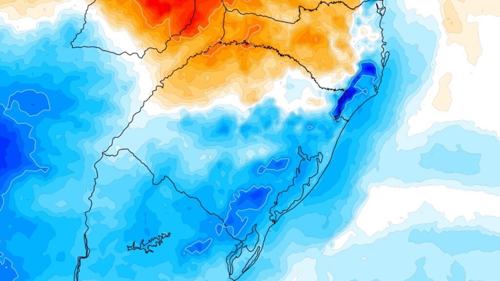 Diferença de temperatura marcará a quarta-feira no Sul do Brasil ...